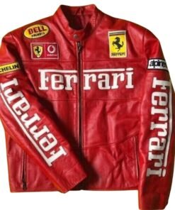 Ferrari Racing Leather Jacket