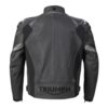 Triumph Triple Perforated Leather Jacket - Side View