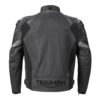 Triumph Triple Perforated Leather Jacket - Side View