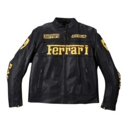 Ferrari Racing Leather Jacket