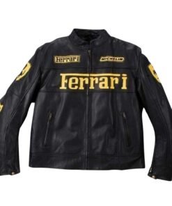 Ferrari Racing Leather Jacket