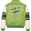 Avirex Stars And Stripe Leather Jacket - Side View