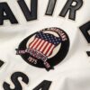 White Avirex Leather Jacket Snow White - Product View
