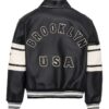 Black Avirex Limited Edition City Series Brooklyn Jacket - Side View