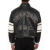 Black Avirex Limited Edition City Series Brooklyn Jacket - Back View