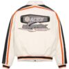 White Avirex City Racer Jacket - Side View