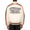 White Avirex City Racer Jacket - Back View