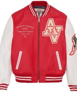 AVIREX Wild Cat Varsity Leather Jacket