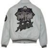 Avirex Limited Edition Twin Dragon Leather Jacket - Side View