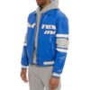 Avirex Detroit USA Leather Jacket Blue - Detail View