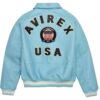 Avirex Leather Jacket Glacier - Side View