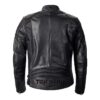 Triumph Braddan Leather Motorcycle Jacket Black - Side View