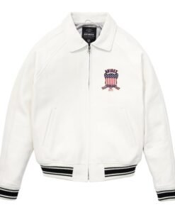 Avirex Leather Jacket Snow White