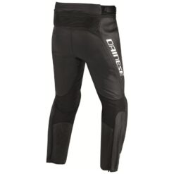 Black DAINESE MISANO LEATHER PANTS - Side View