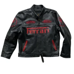 Ferrari Racing Leather Jacket