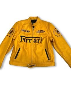 Ferrari Racing Leather Jacket