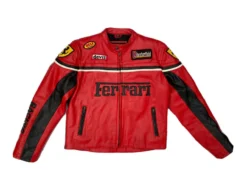 Ferrari Racing Leather Jacket