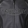 Triumph Triple Perforated Leather Jacket - Back View