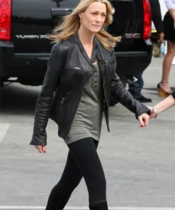 ROBIN WRIGHT LEATHER JACKET