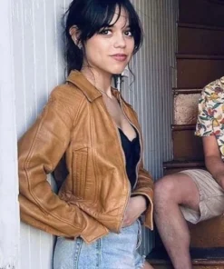 JENNA ORTEGA FINESTKIND LEATHER JACKET