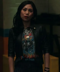 LIZA LAPIRA THE EQUALIZER LEATHER JACKET