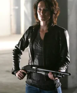 LENA HEADEY TERMINATOR TV SERIES LEATHER JACKET