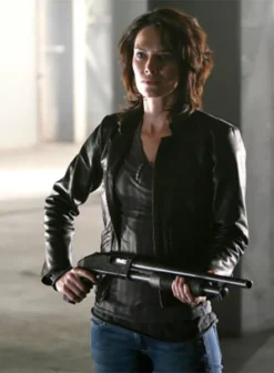 Lena Headey Terminator Tv Series Leather Jacket