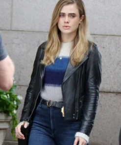 MELISSA ROXBURGH MANIFEST LEATHER JACKET