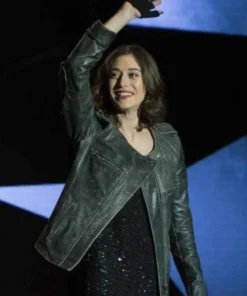 LIZZY CAPLAN NOW YOU SEE ME 2 LEATHER JACKET