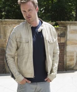 AARON PAUL NEED FOR SPEED LEATHER JACKET