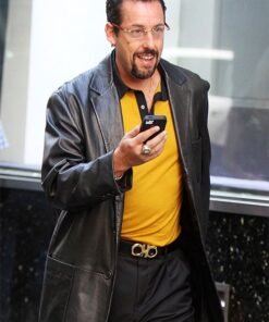 ADAM SANDLER UNCUT GEMS LEATHER BLAZER