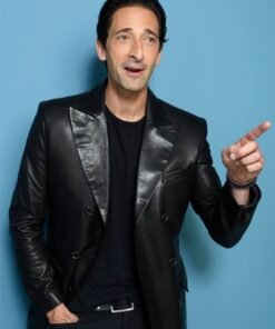 ADRIEN BRODY LEATHER BLAZER