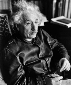 ALBERT EINSTEIN LEATHER JACKET