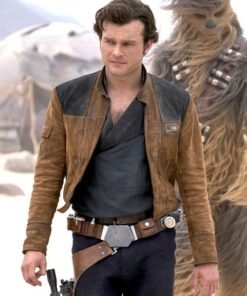 ALDEN EHRENREICH SOLO: A STAR WARS STORY LEATHER JACKET
