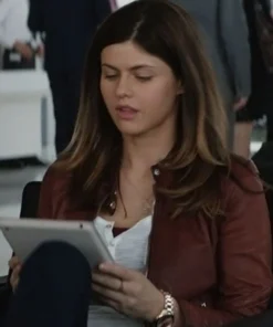 ALEXANDRA DADDARIO SAN ANDREAS LEATHER JACKET