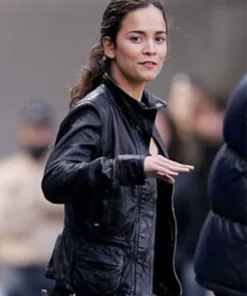 ALICE BRAGA I AM LEGEND LEATHER JACKET