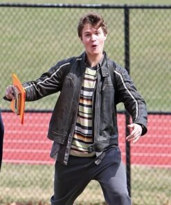 ANSEL ELGORT NOVEMBER CRIMINALS LEATHER JACKET
