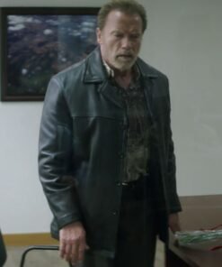 ARNOLD SCHWARZENEGGER AFTERMATH LEATHER JACKET