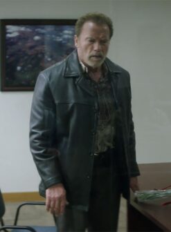 ARNOLD SCHWARZENEGGER AFTERMATH LEATHER JACKET
