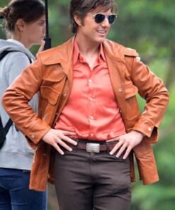 TOM CRUISE AMERICAN MADE LEATHER JACKET BROWN