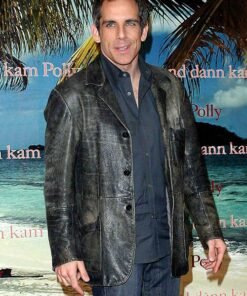 BEN STILLER LEATHER BLAZER