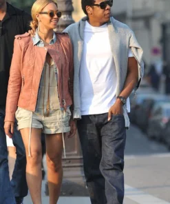 BEYONCE LEATHER JACKET