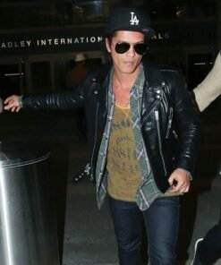 BRUNO MARS LEATHER JACKET
