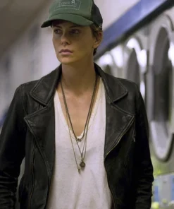 CHARLIZE THERON DARK PLACES LEATHER JACKET