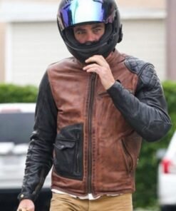 CHRIS PINE LEATHER JACKET