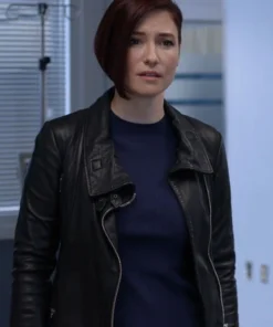 CHYLER LEIGH SUPERGIRL LEATHER JACKET