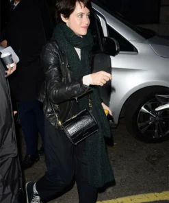 CLAIRE FOY LEATHER JACKET