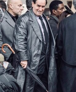Colin Farrell the Batman Leather Long Coat