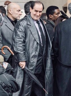 Colin Farrell the Batman Leather Long Coat