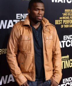 CURTIS JAMES JACKSON III LEATHER JACKET